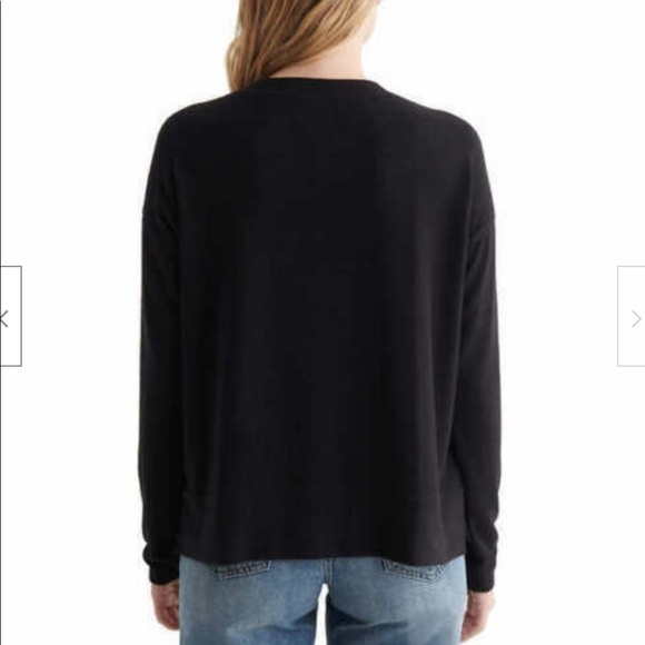 LUCKY BRAND NWT Crewneck Pullover Cozy Sweater Size XXL in Black - Picture 8 of 14